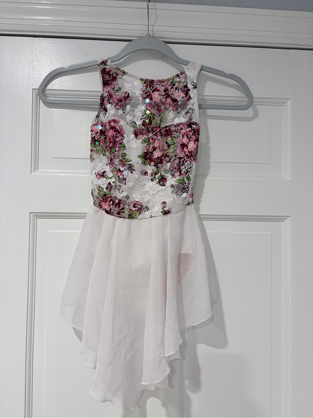 Glamour Costumes Floral Sequin Lyrical Dance Dress Child Small CS